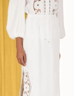ZIMMERMANN Skirts<Halcyon Broderie Skirt