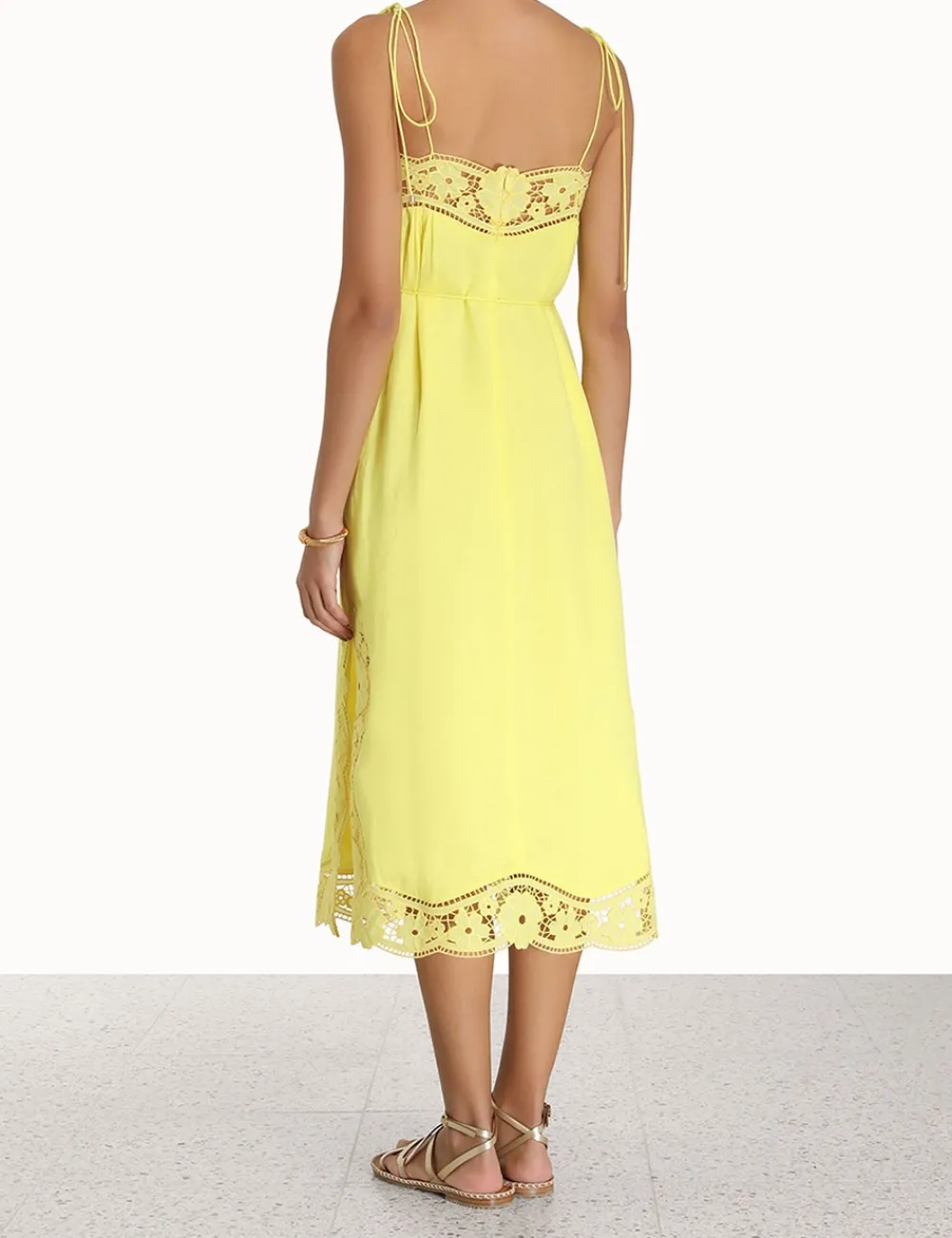 ZIMMERMANN Clothing<Halcyon Broderie Slip Dress