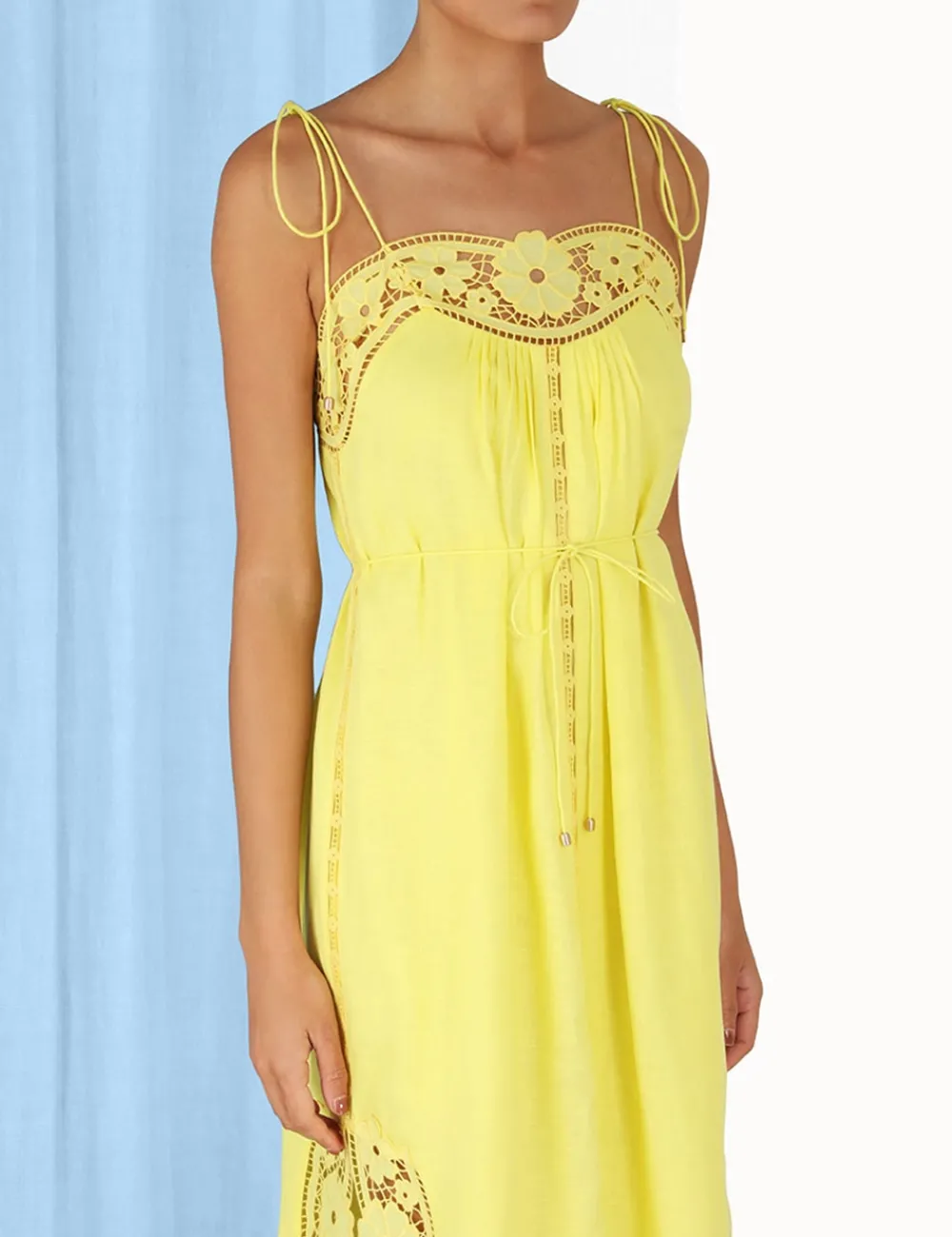 ZIMMERMANN Clothing<Halcyon Broderie Slip Dress