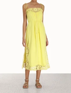 ZIMMERMANN Dresses & Coverups<Halcyon Broderie Slip Dress
