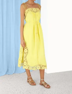 ZIMMERMANN Dresses & Coverups<Halcyon Broderie Slip Dress