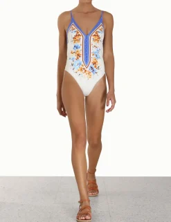 ZIMMERMANN One Pieces<Halcyon Button Plunge 1Pc