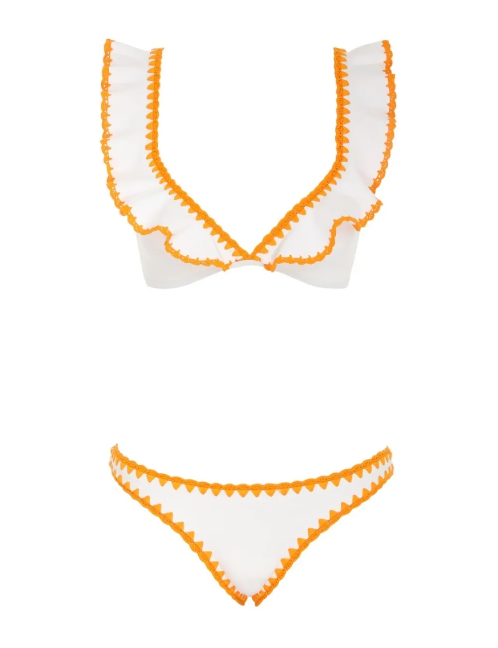 ZIMMERMANN Bikinis<Halcyon Crochet Frill Bikini
