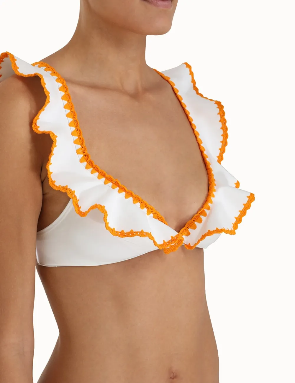 ZIMMERMANN Bikinis<Halcyon Crochet Frill Bikini