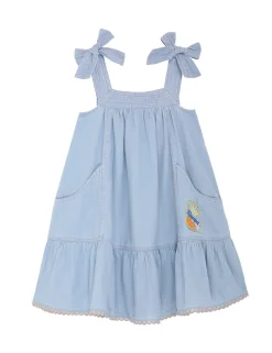 ZIMMERMANN Denim<Halcyon Denim Dress