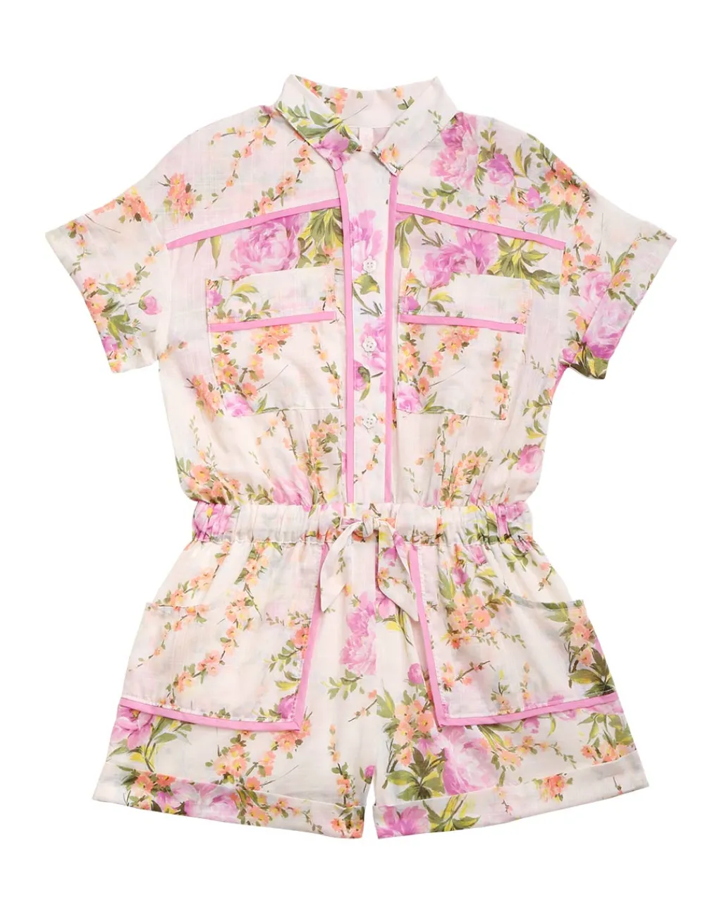 ZIMMERMANN Clothing<Halcyon Floral Playsuit