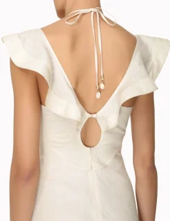 ZIMMERMANN Clothing<Halcyon Flutter Midi Dress