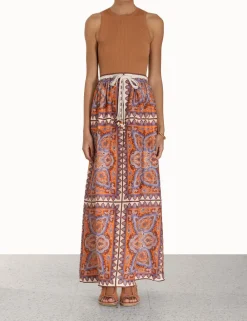 ZIMMERMANN Clothing<Halcyon Maxi Skirt