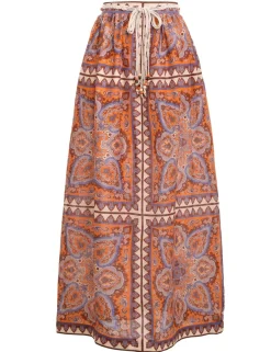 ZIMMERMANN Skirts<Halcyon Maxi Skirt