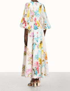 ZIMMERMANN Dresses & Coverups<Halcyon Panelled Maxi Dress