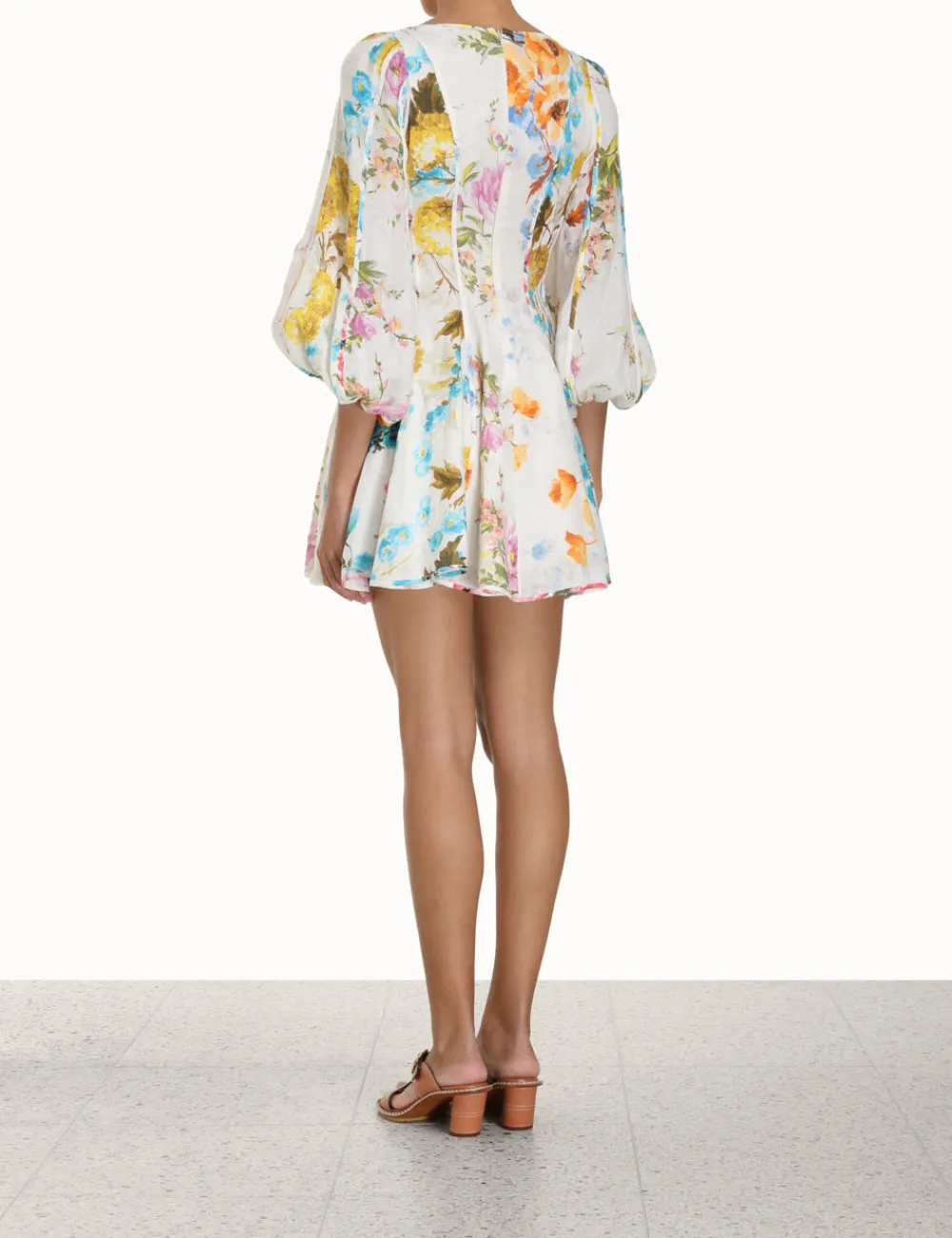 ZIMMERMANN Clothing<Halcyon Panelled Mini Dress
