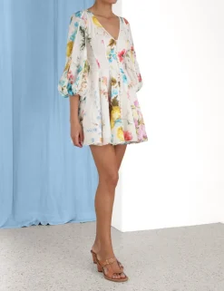 ZIMMERMANN Dresses & Coverups<Halcyon Panelled Mini Dress