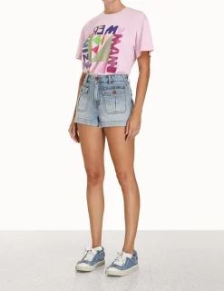 ZIMMERMANN Tops<Halcyon Relaxed Tee
