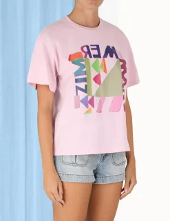 ZIMMERMANN Tops<Halcyon Relaxed Tee