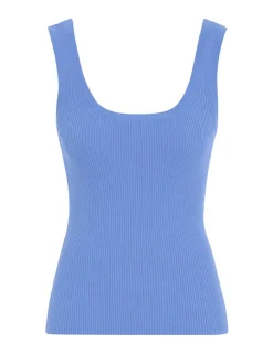 ZIMMERMANN Tops<Halcyon Scoop Neck Tank