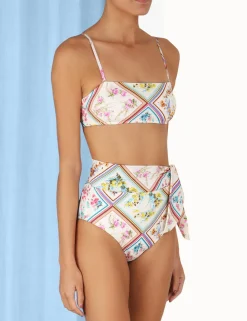 ZIMMERMANN Bikinis<Halcyon Tie Bandeau Bikini