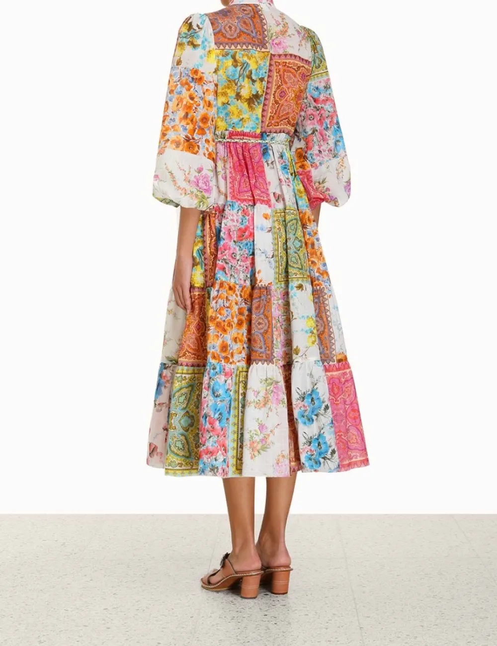 ZIMMERMANN Clothing<Halcyon Tiered Midi Dress