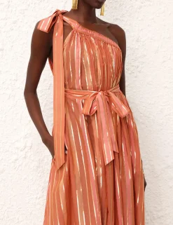 ZIMMERMANN Dresses & Coverups<Junie Asymmetric Midi Dress