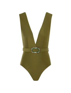ZIMMERMANN One Pieces<Junie Belted Plunge 1Pc