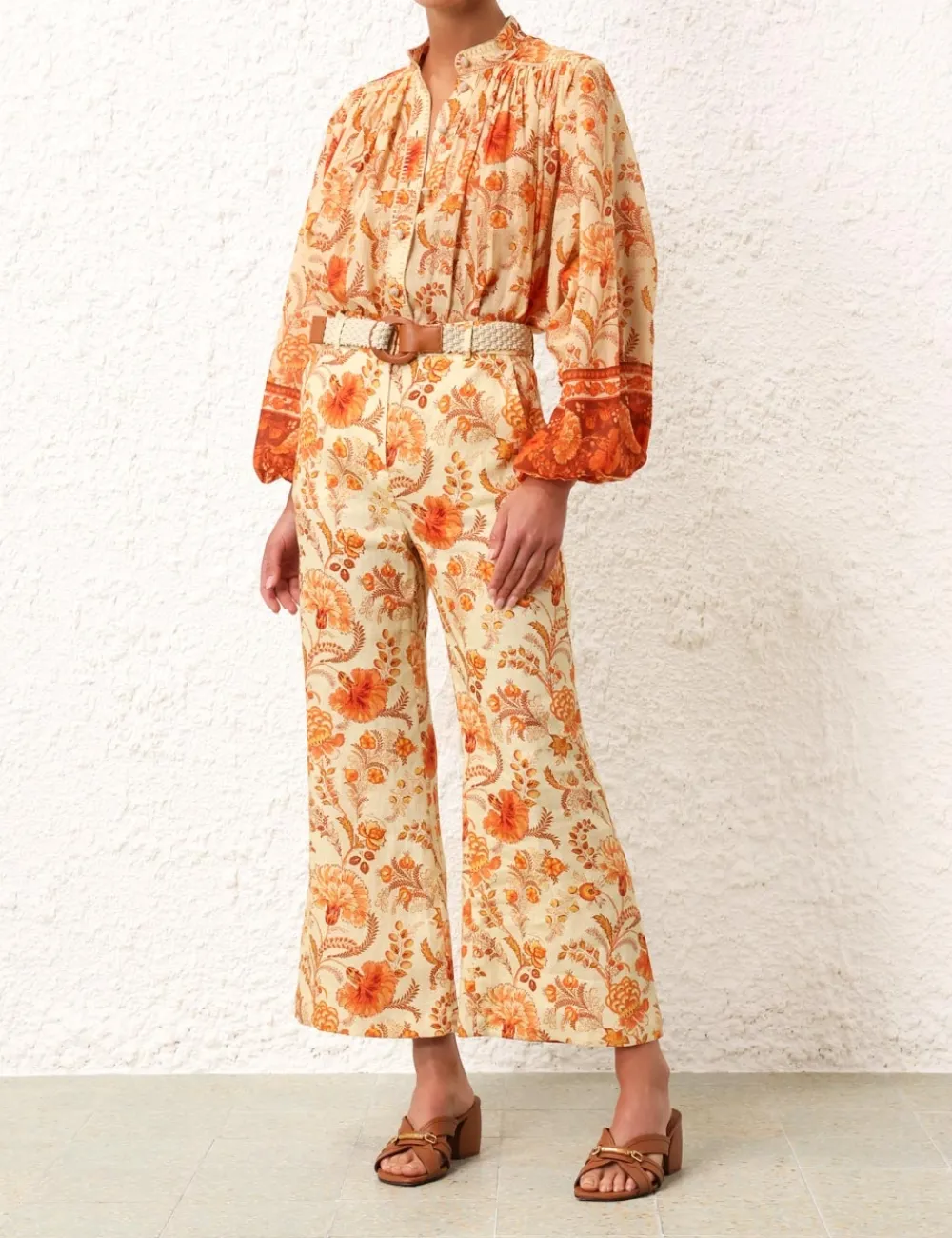 ZIMMERMANN Shorts & Pants<Junie Crop Flared Pant