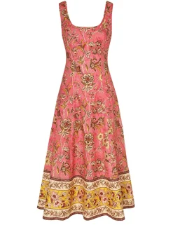 ZIMMERMANN Clothing<Junie Cut Out Midi Dress