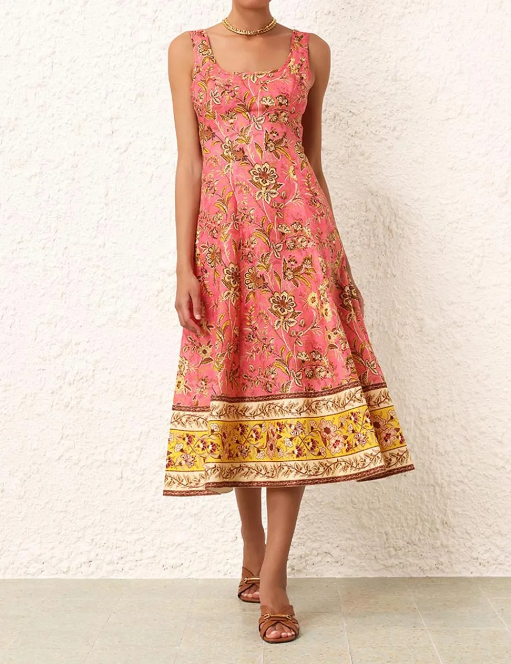 ZIMMERMANN Clothing<Junie Cut Out Midi Dress
