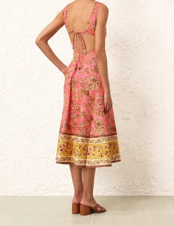 ZIMMERMANN Clothing<Junie Cut Out Midi Dress