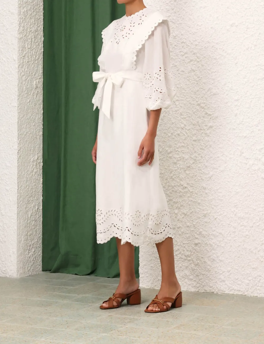 ZIMMERMANN Dresses & Coverups<Junie Embroidered Midi Dress