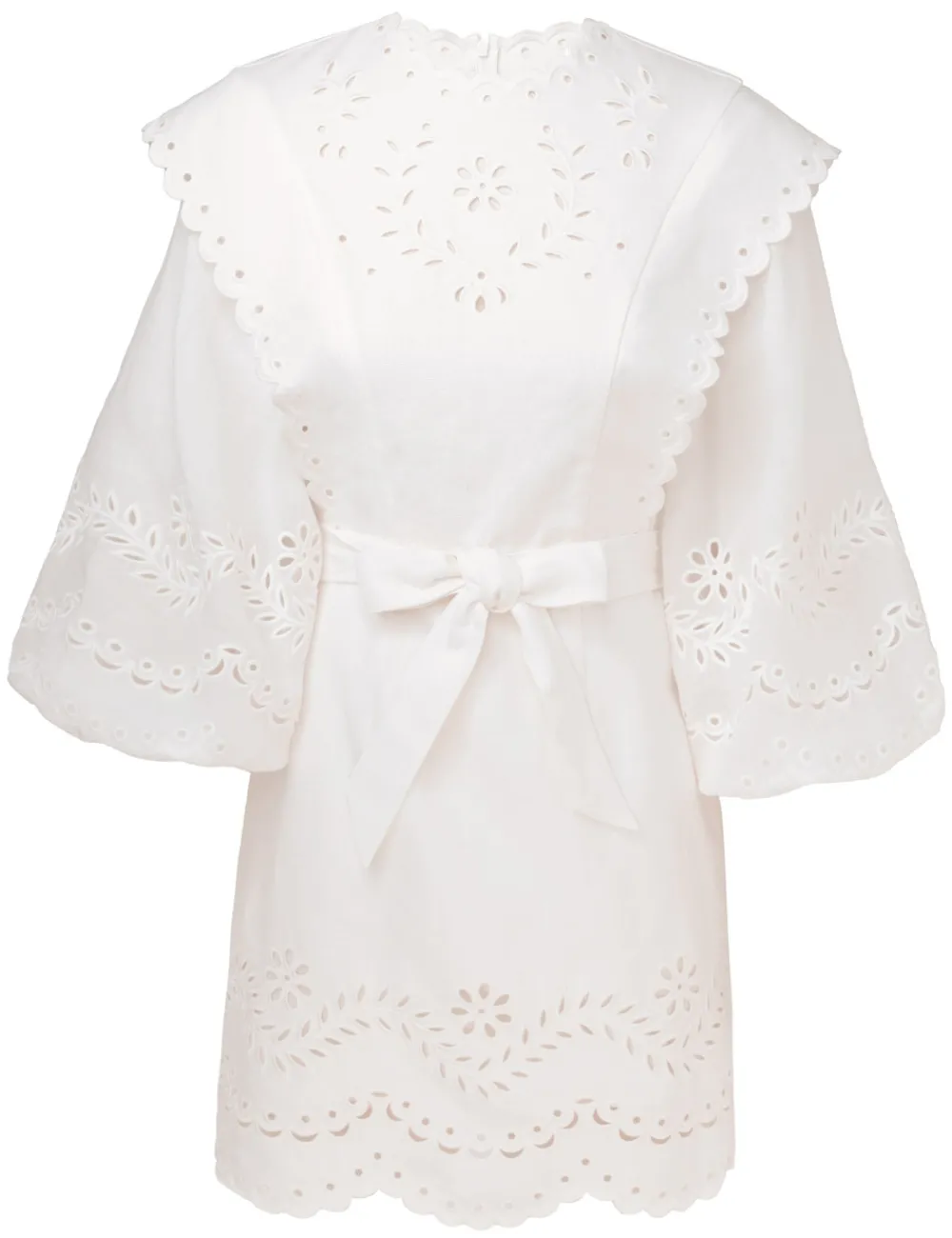 ZIMMERMANN Clothing<Junie Embroidered Mini Dress