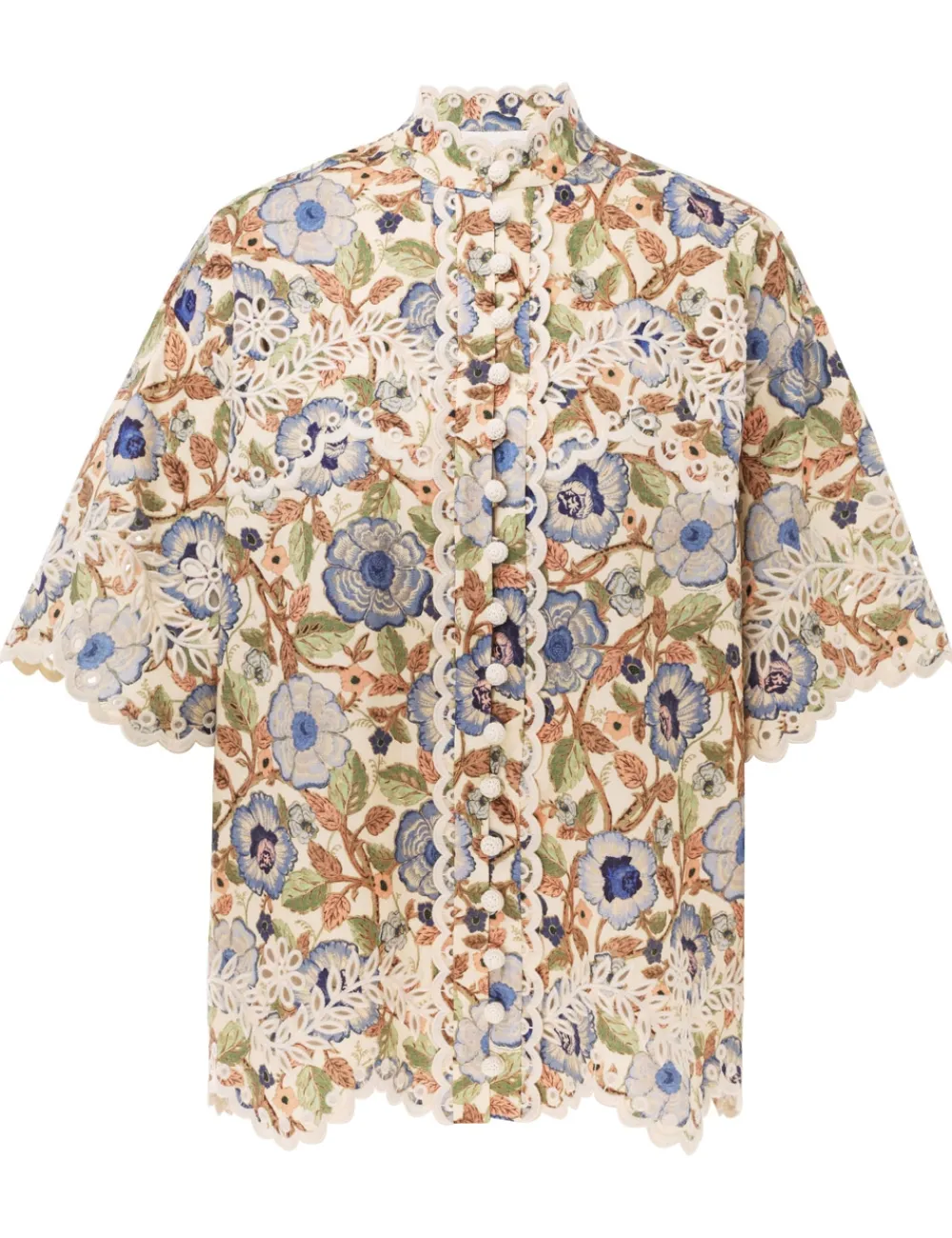 ZIMMERMANN Clothing<Junie Embroidered Shirt