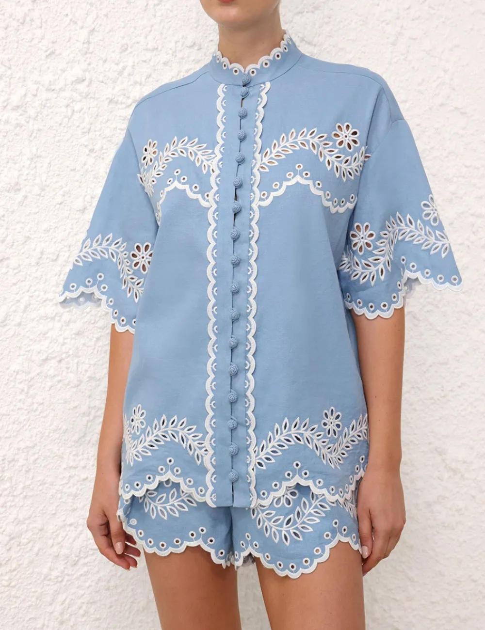 ZIMMERMANN Clothing<Junie Embroidered Shirt