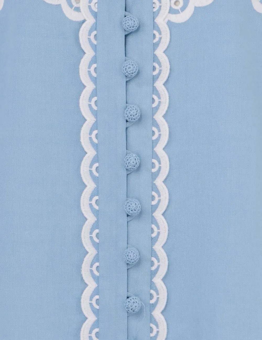 ZIMMERMANN Clothing<Junie Embroidered Shirt