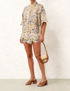 ZIMMERMANN Clothing<Junie Embroidered Short