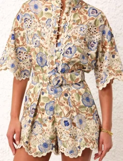 ZIMMERMANN Clothing<Junie Embroidered Short