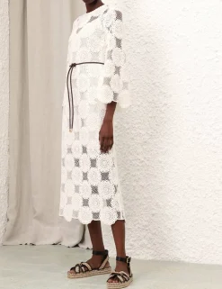 ZIMMERMANN Clothing<Junie Lace Midi Dress