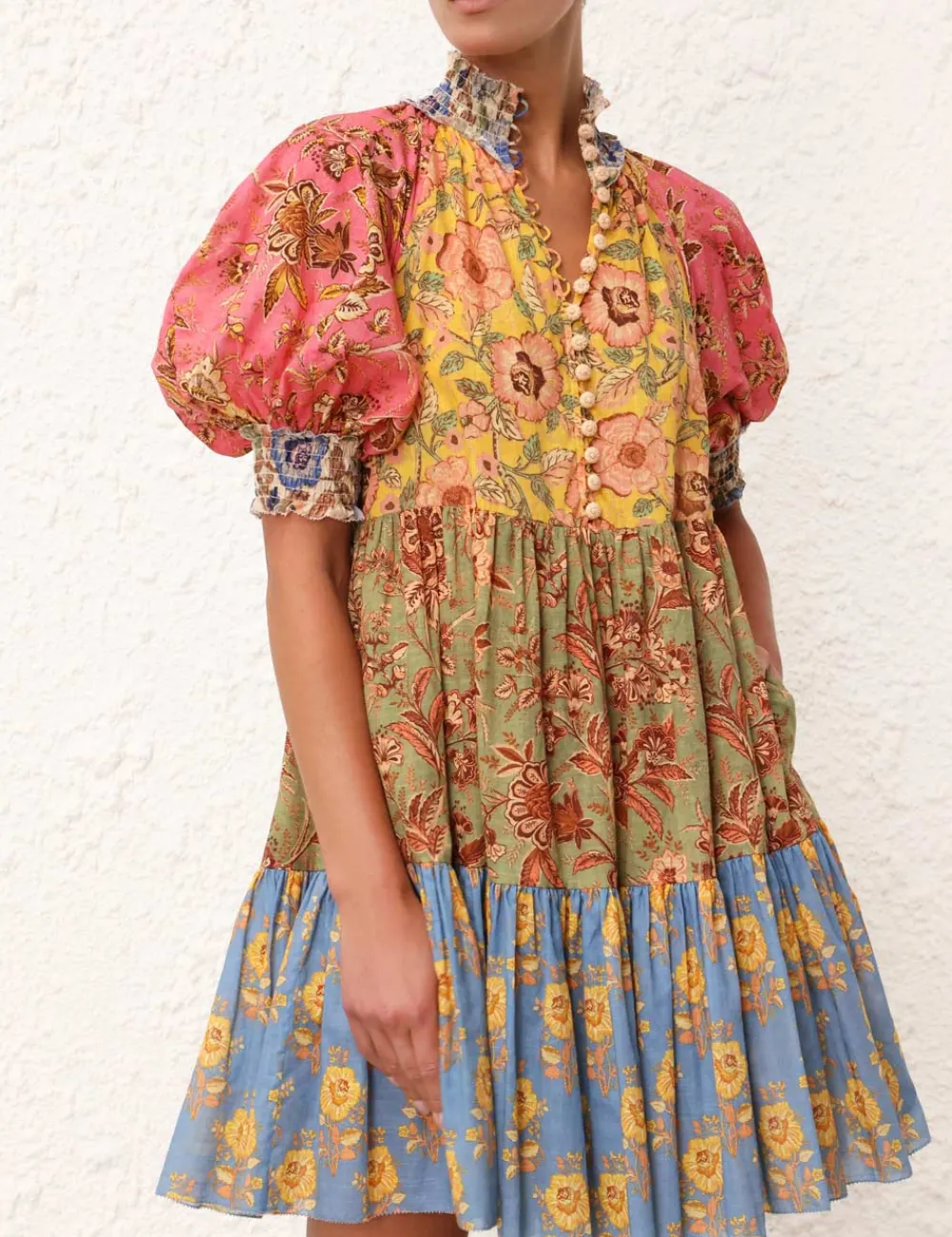 ZIMMERMANN Clothing<Junie Lantern Mini Dress