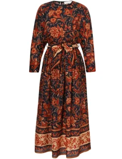ZIMMERMANN Dresses & Coverups<Junie Long Sleeve Midi Dress