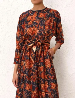 ZIMMERMANN Dresses & Coverups<Junie Long Sleeve Midi Dress