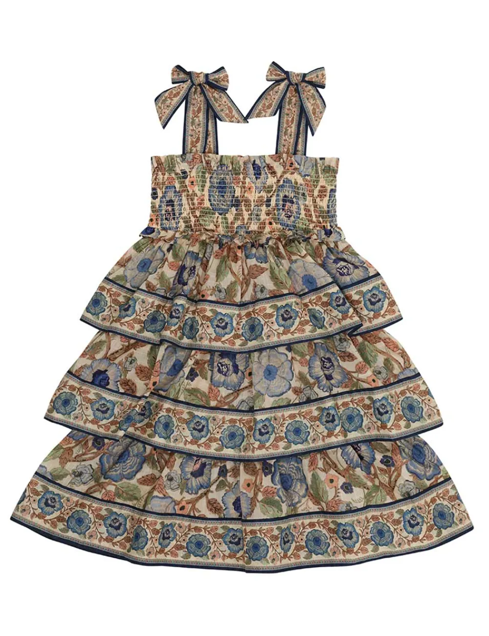 ZIMMERMANN Clothing<Junie Shirred Tiered Dress