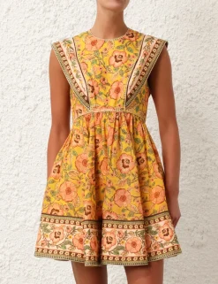 ZIMMERMANN Clothing<Junie Spliced Mini Dress