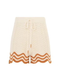 ZIMMERMANN Knitwear<Junie Textured Knit Shorts