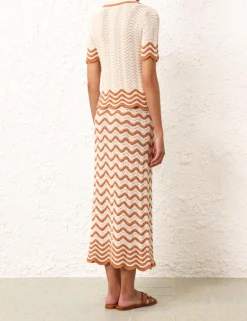 ZIMMERMANN Clothing<Junie Textured Knit Skirt
