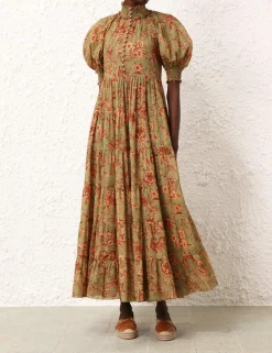 ZIMMERMANN Clothing<Junie Tiered Swing Maxi Dress
