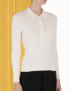 ZIMMERMANN Tops<Knit Polo Top