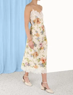 ZIMMERMANN Clothing<Lace Panel Slip Midi