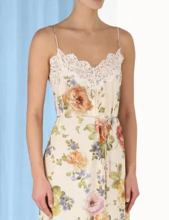 ZIMMERMANN Dresses<Lace Panel Slip Midi