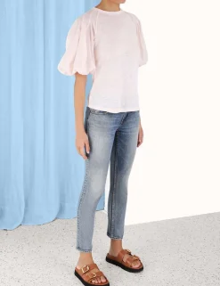 ZIMMERMANN Tops<Lantern Sleeve Tee