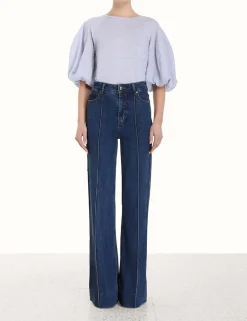ZIMMERMANN Tops<Lantern Sleeve Tee