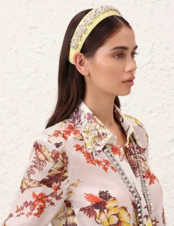 ZIMMERMANN Hair Accessories<Leather Crystal Headband