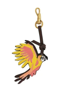 ZIMMERMANN Keychains<Leather Parrot Keycharm
